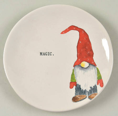 Christmas Gnomes Appetizer Plate