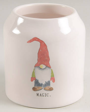 Christmas Gnomes Small Canister No Lid