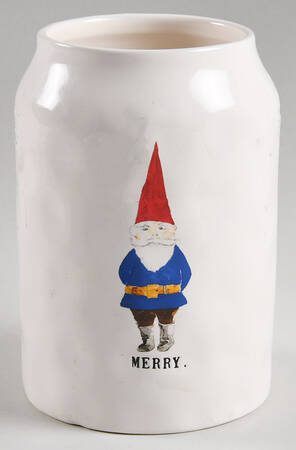 Christmas Gnomes Medium Canister No Lid
