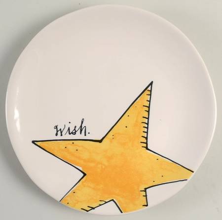Christmas (Believe, Wish, Give, Merry) Salad Plate