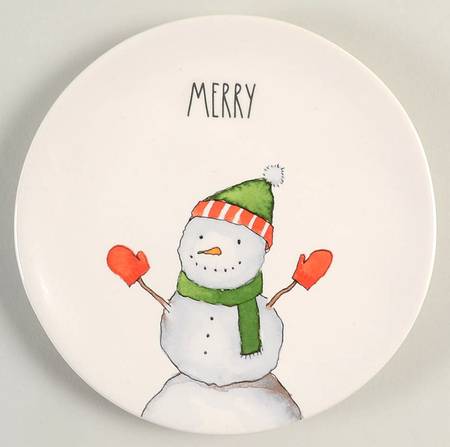 Christmas (Believe, Wish, Give, Merry) Appetizer Plate