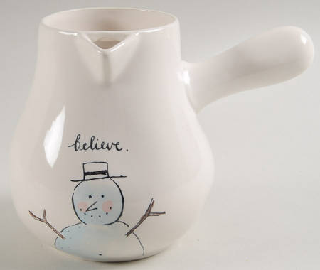 Christmas (Believe, Wish, Give, Merry) Open Chocolate Pot