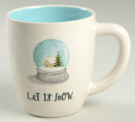 Let It Snow Globe Mug