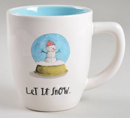 Let It Snow Globe Mug