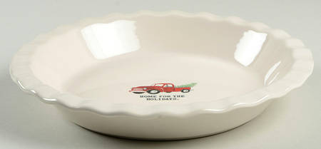 Home for the Holidays 10" Pie Baking Plate