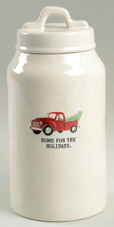Home for the Holidays Large Canister & Lid