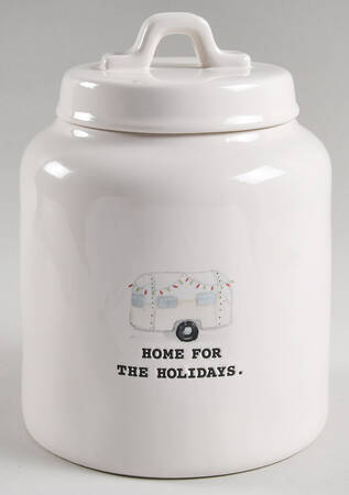Home for the Holidays Cookie Jar & Lid