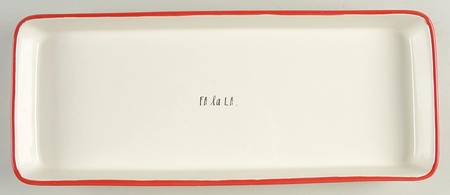 Christmas Polka Dot 14" Rectangular Serving Platter