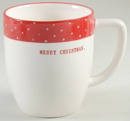 Christmas Polka Dot Mug