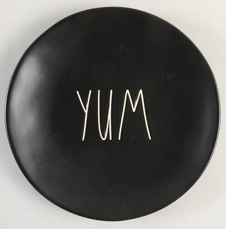 Farmhouse Black Salad Plate