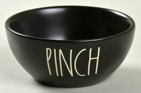 Farmhouse Black Salt Cellar for Salt & Pepper Cellar Set