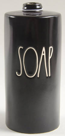 Farmhouse Black Lotion/Soap Dispenser No Pump