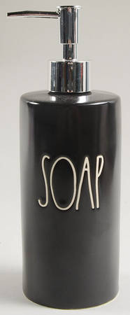 Farmhouse Black Lotion/Soap Dispenser