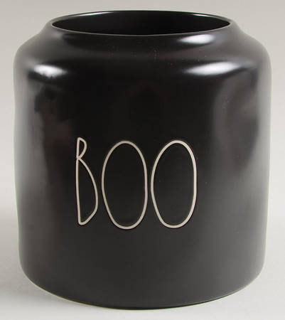 Farmhouse Black Cookie Jar No Lid