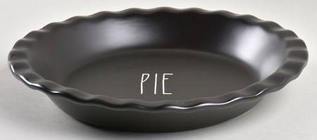 Farmhouse Black 10" Pie Baking Plate