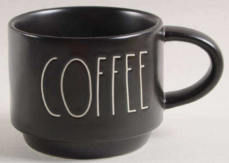 Farmhouse Black Stackable Mug