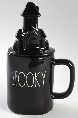 Farmhouse Black Mug & Lid
