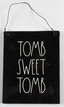 Farmhouse Black Wall Plaque