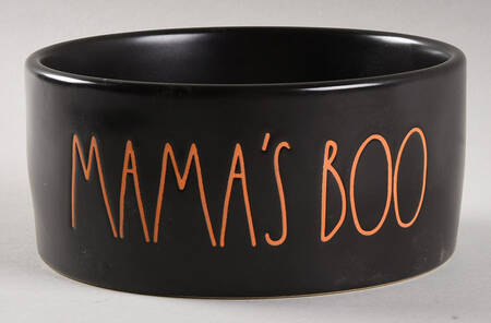 Farmhouse Black Dog Bowl
