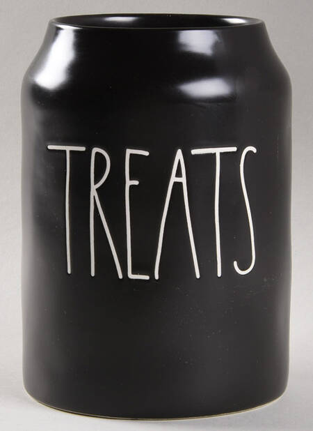 Farmhouse Black Medium Canister No Lid