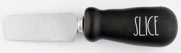 Farmhouse Black Cheese Knife with Stainless Blade