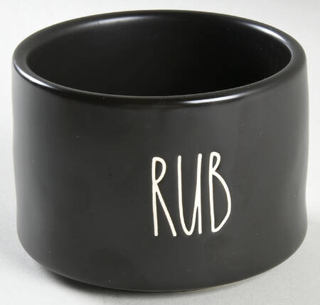 Farmhouse Black 4" Storage Jar No Lid