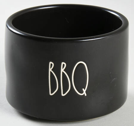 Farmhouse Black 4" Storage Jar No Lid