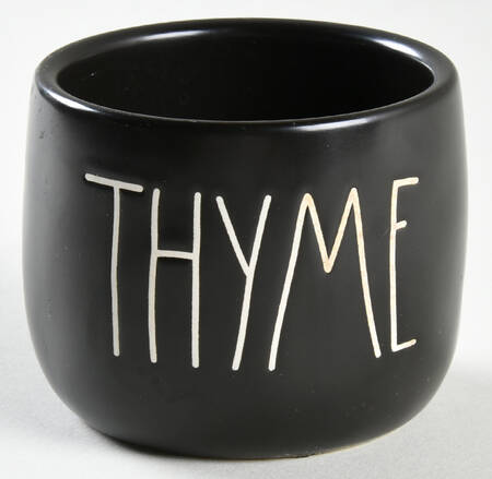 Farmhouse Black Spice Jar Set Individual Jar No Lid