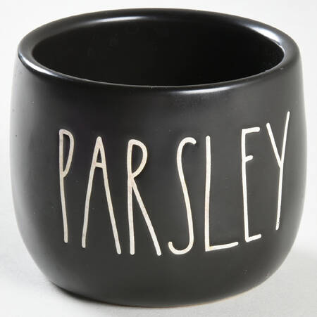 Farmhouse Black Spice Jar Set Individual Jar No Lid