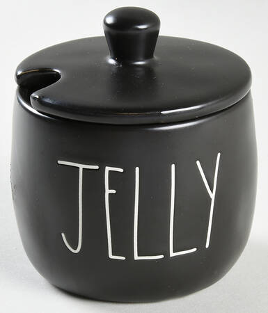 Farmhouse Black Jam/Jelly & Lid