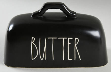 Farmhouse Black Lid for 1/4 Lb Butter