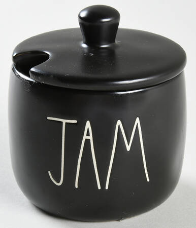 Farmhouse Black Jam/Jelly & Lid