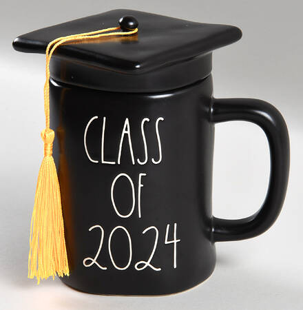 Farmhouse Black Mug & Lid