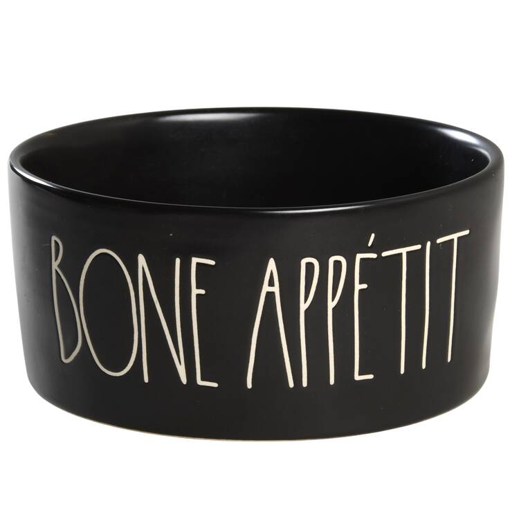 Farmhouse Black Dog Bowl