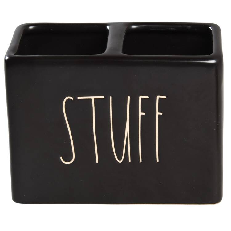 Farmhouse Black (2 Part) Divided Holder