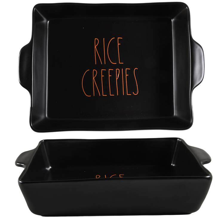 Farmhouse Black 13'' Rectangular Baker by Magenta
