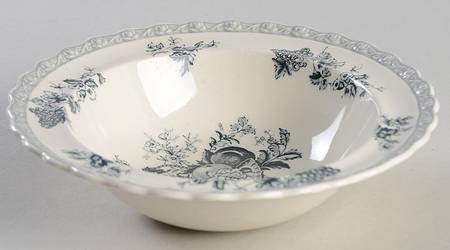 Bountiful Gray Fruit/Dessert (Sauce) Bowl
