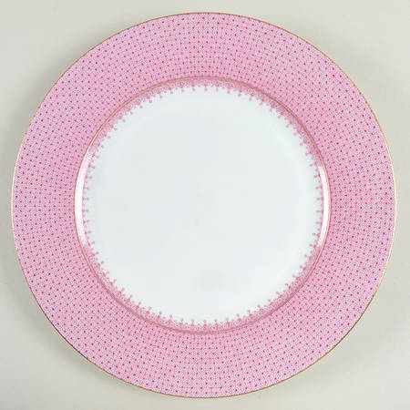 Pink Lace Service Plate (Charger)