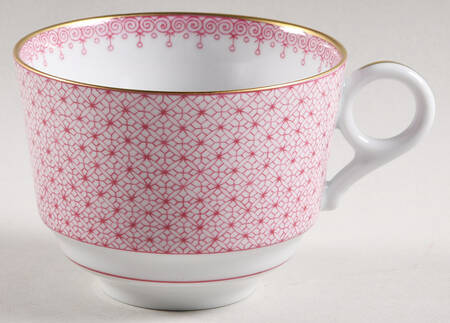 Pink Lace Flat Cup