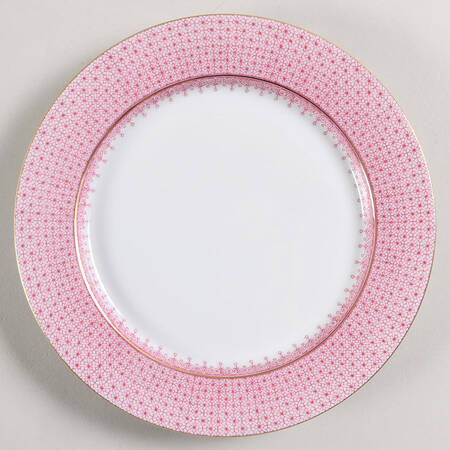 Pink Lace Bread & Butter Plate