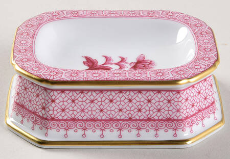 Pink Lace Rectangular Master Salt Dip