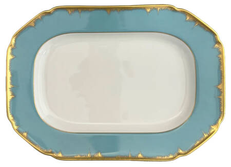 Chelsea Feather Gold 11" Cookie Platter