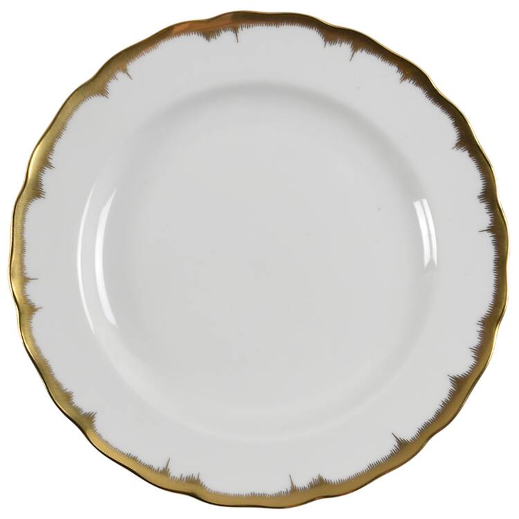 Chelsea Feather Gold Bread & Butter Plate