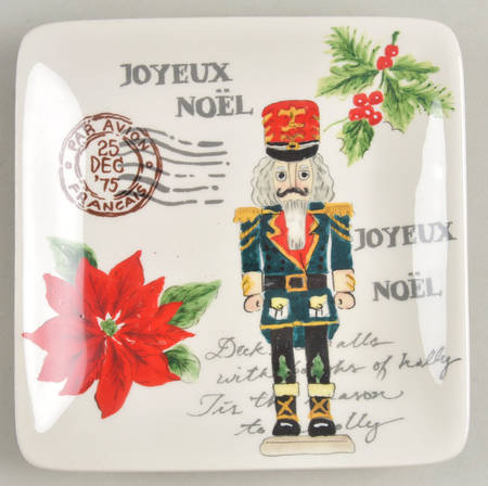 Nutcracker Square Appetizer Plate