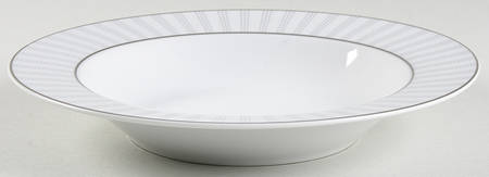 Adrian Grey Rim Soup Bowl by Mikasa