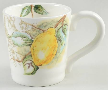 Watercolor Lemon Mug