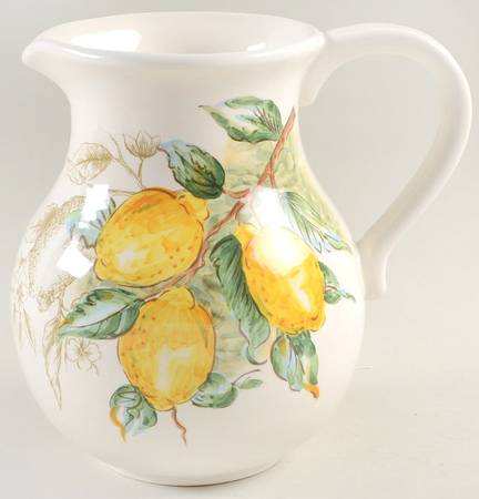 Watercolor Lemon 72 Oz Pitcher