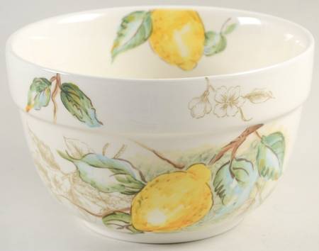 Watercolor Lemon 6" Nesting Bowl