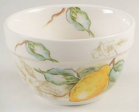 Watercolor Lemon 4" Nesting Bowl