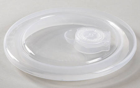 Watercolor Lemon Vent Lid for 16 Oz Round Plastic Microwave Bowl